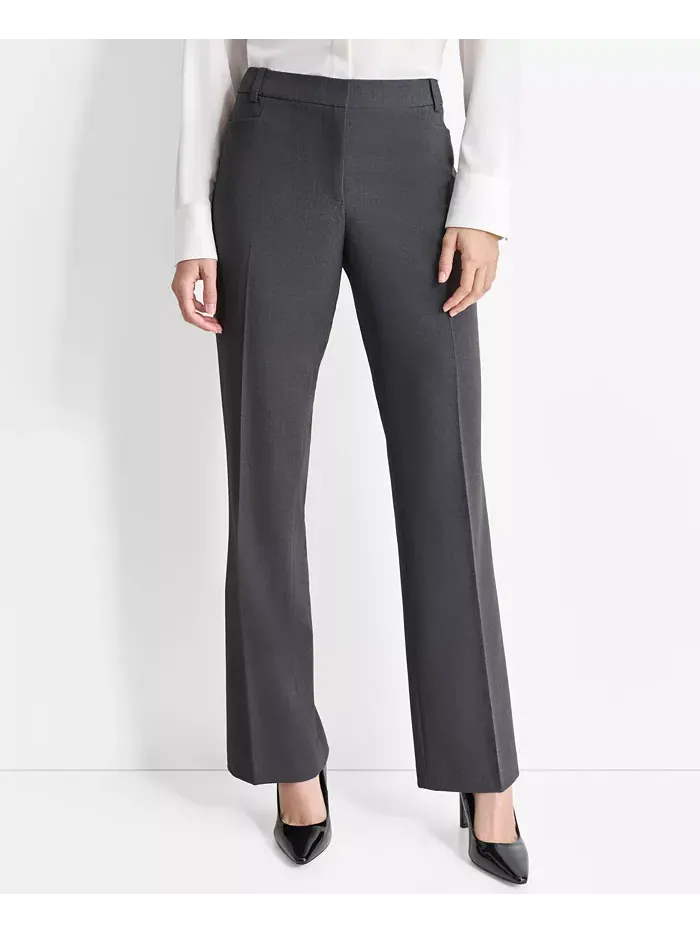Узкие брюки до щиколотки DKNY — изображение 1 из 5, темно-серый