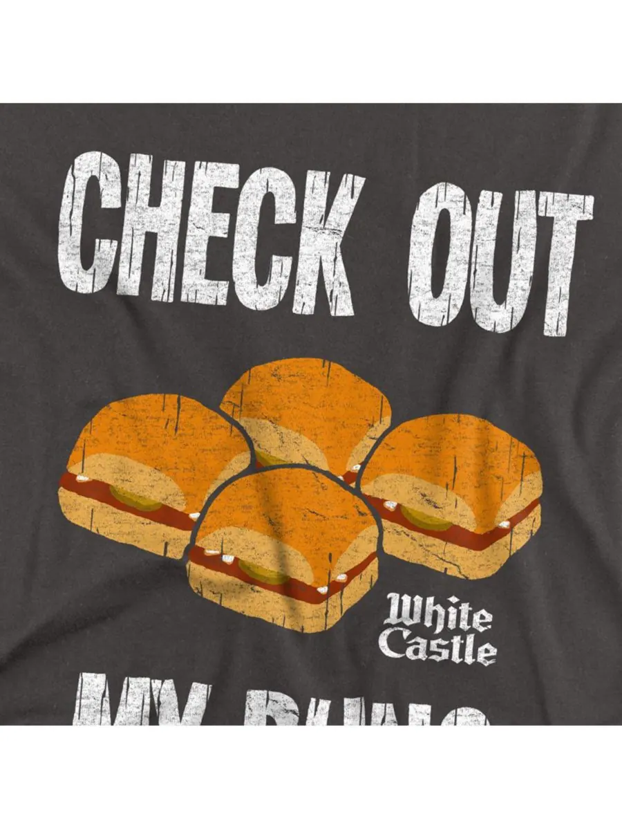 Футболка Big & Tall My Buns White Castle — изображение 2 из 3, темно-серый