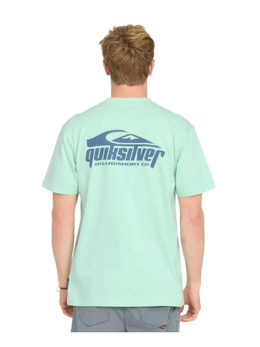 Мужская футболка с коротким рукавом и трафаретной печатью Quiksilver