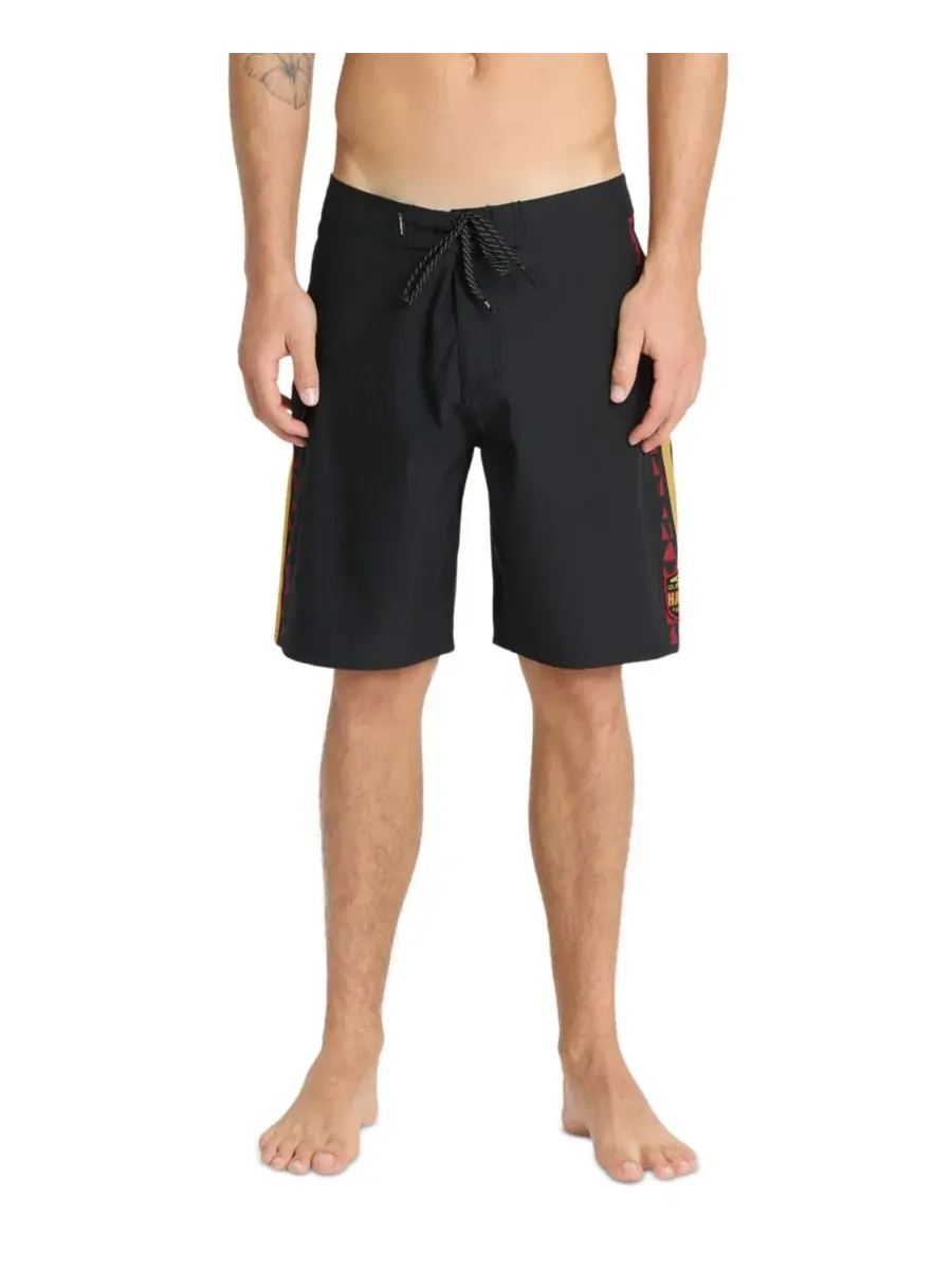 Плавательные шорты Surfsilk 4-Way Stretch Hawaii Graphic Quiksilver — изображение 1 из 6, черный