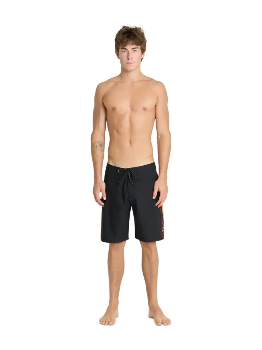 Плавательные шорты Surfsilk 4-Way Stretch Hawaii Graphic Quiksilver — изображение 2 из 6, черный