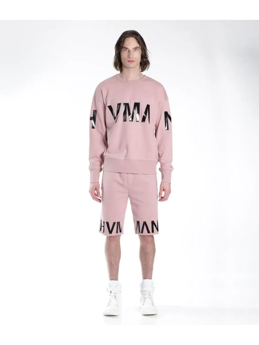 Мужская толстовка с круглым вырезом, цвет пыльный Hvman Chosen To Prevail X Cult — изображение 2 из 3