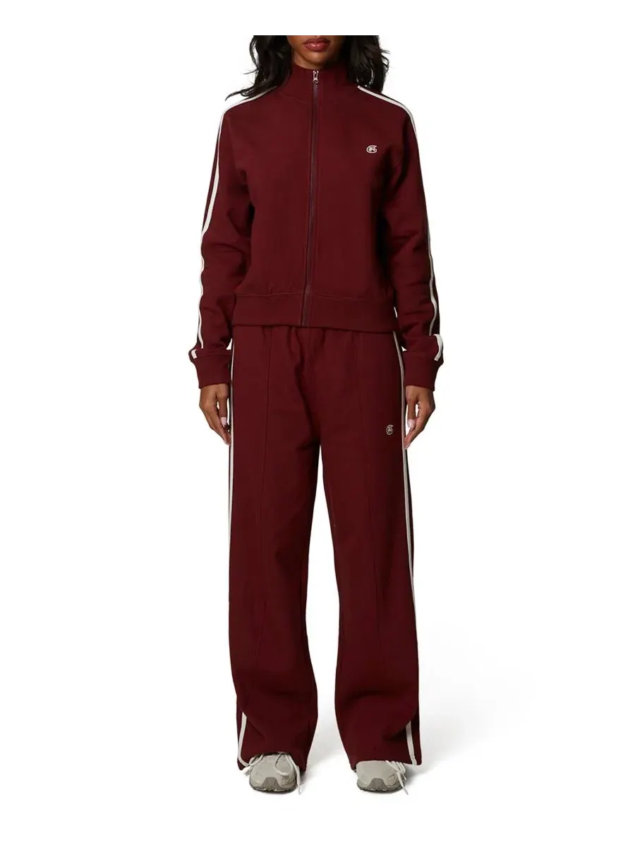 Спортивные брюки с эмблемой Emblem Sport Good For Nothing — изображение 5 из 6, бордовый