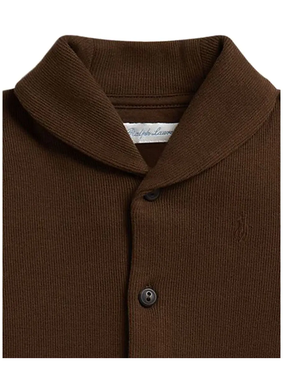 Детский комбинезон с длинным рукавом Polo Ralph Lauren — изображение 3 из 4, шоколад