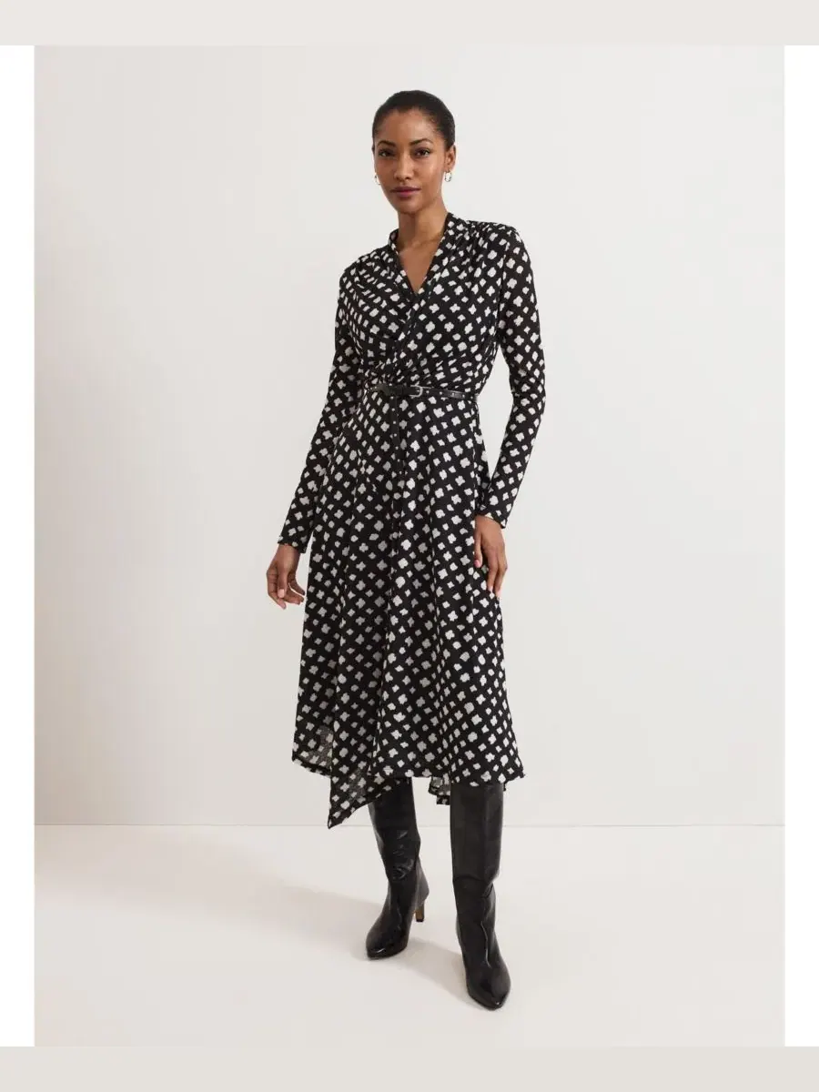 Платье-миди с запахом Caitlin Asymmetric Wrap Phase Eight