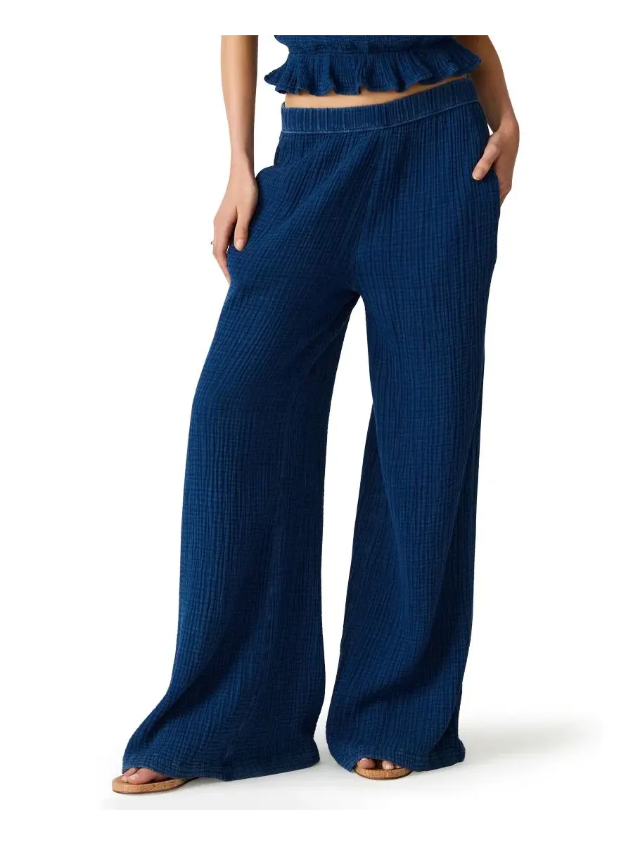 Брюки Steve Madden Harbor с заниженной талией, Wide-Leg