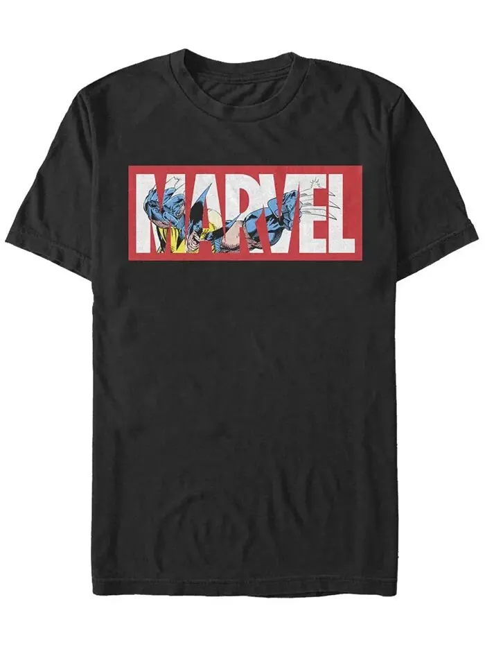 Мужская футболка с коротким рукавом Wolverine Marvel Crew Fifth Sun — изображение 1 из 1, черный