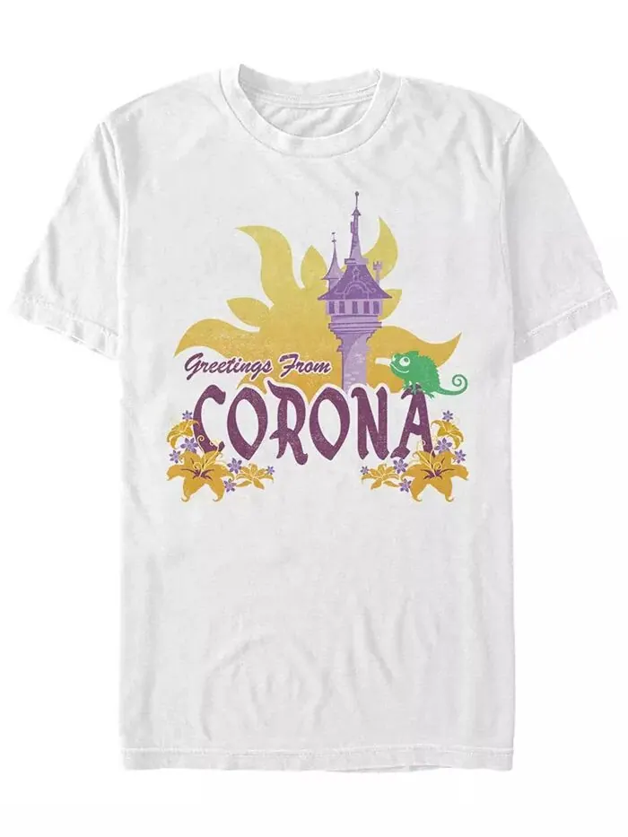 Мужская футболка Corona Destination с коротким рукавом и круглым вырезом Fifth Sun — изображение 1 из 1, белый