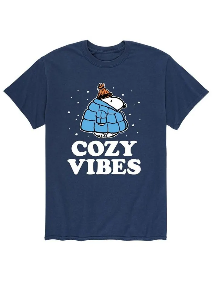 Мужская футболка Peanuts Cosy Vibes AIRWAVES — изображение 1 из 2, синий