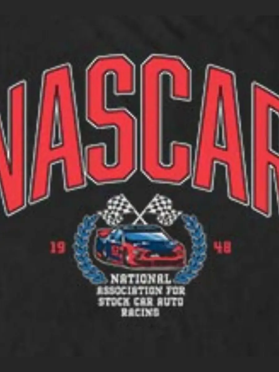Футболка с графическим принтом NASCAR Nashville Fairgrounds Speedway Racing Fifth Sun — изображение 3 из 3, черный