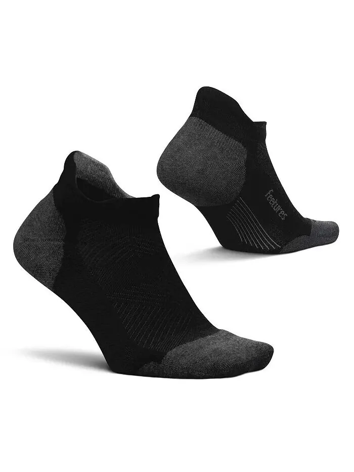 Мужские носки Elite Max Cushion No Show Tab Ankle Socks — спортивные носки с целевой компрессией — изображение 1 из 4, черный