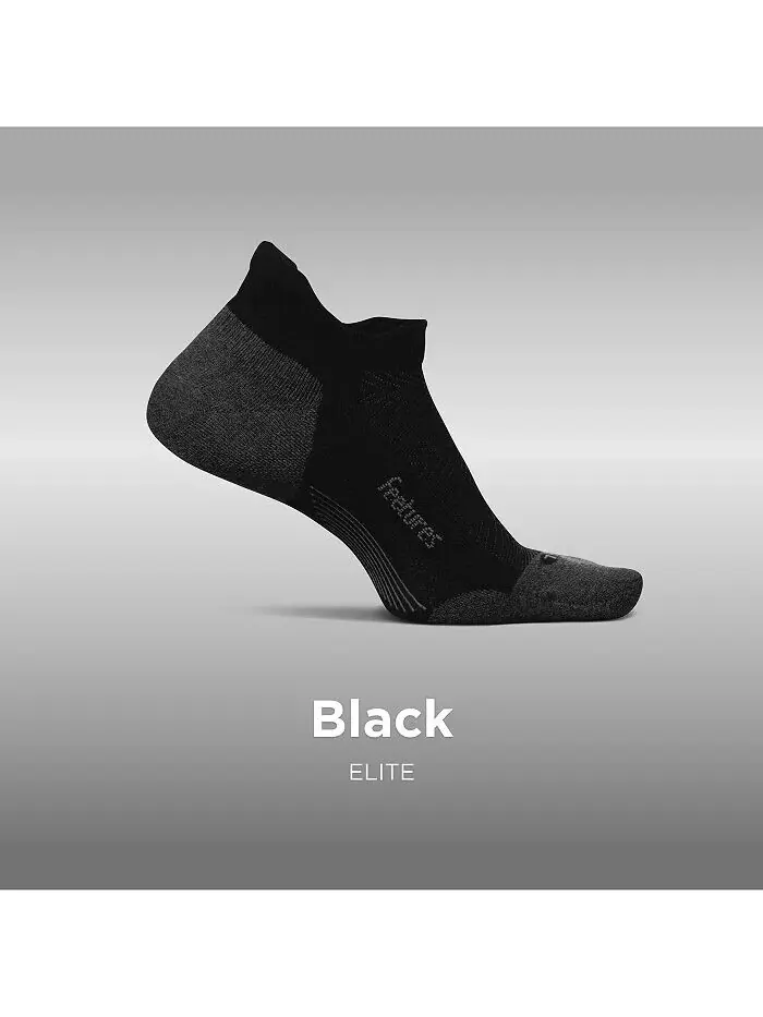Мужские носки Elite Max Cushion No Show Tab Ankle Socks — спортивные носки с целевой компрессией — изображение 4 из 4, черный