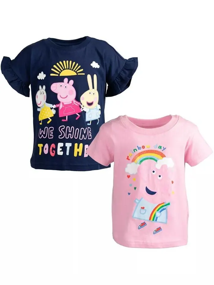 Комплект из 2 футболок для девочек Peppa Pig