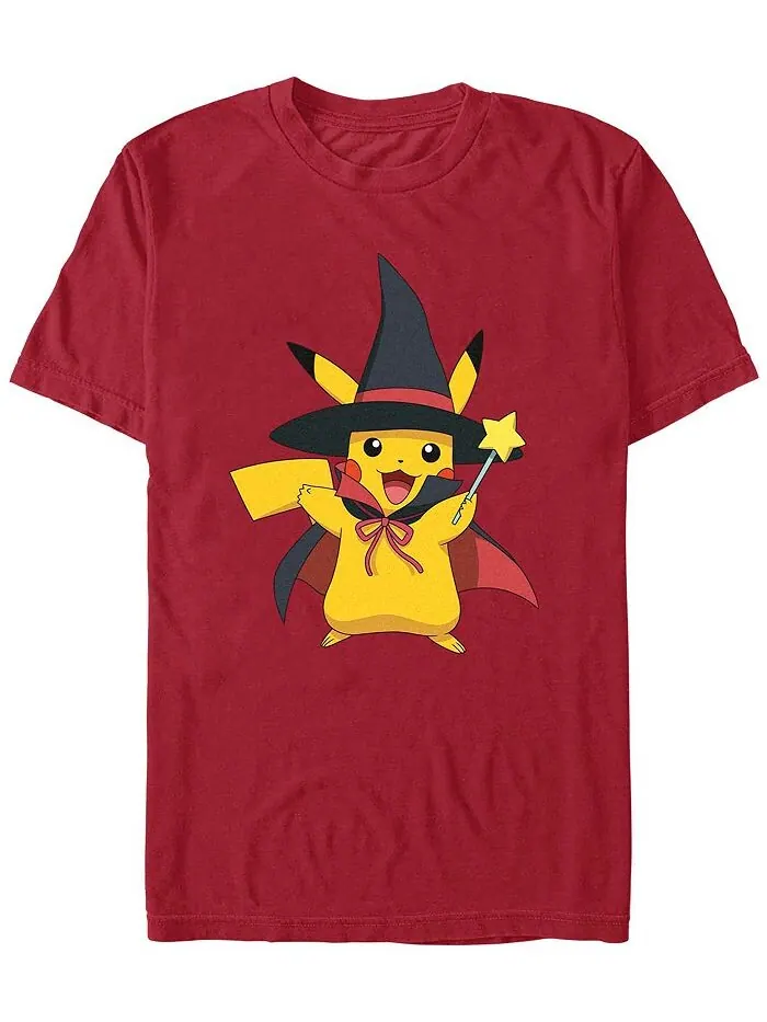 Мужская футболка с короткими рукавами и шляпой Pokemon Witches Fifth Sun — изображение 1 из 1, красный