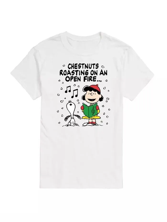 Мужская футболка с коротким рукавом Peanuts Chesnuts Roasting AIRWAVES — изображение 1 из 3, белый