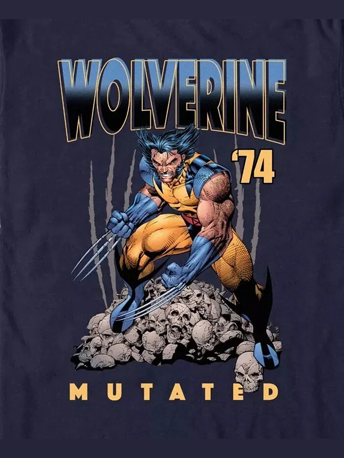 Мужская футболка с коротким рукавом Wolverine Mutated Fifth Sun — изображение 3 из 3, темно-синий