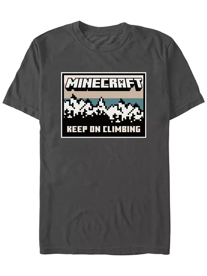 Мужская футболка с коротким рукавом Keep On Climbing Fifth Sun — изображение 1 из 3, темно-серый