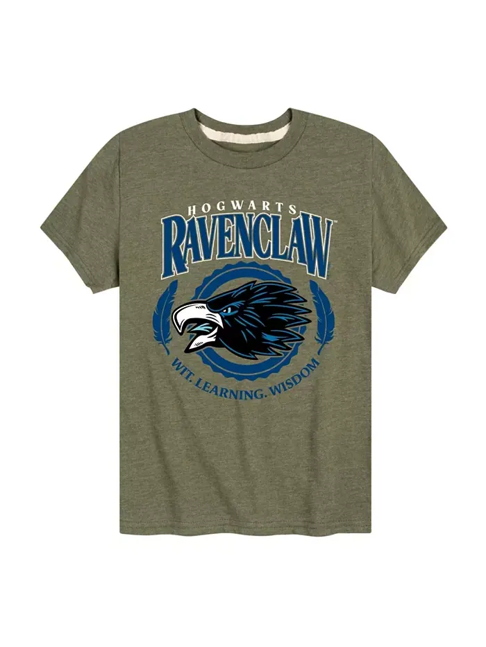 Футболка с принтом Ravenclaw для мальчиков Harry Potter — изображение 1 из 3, зеленый