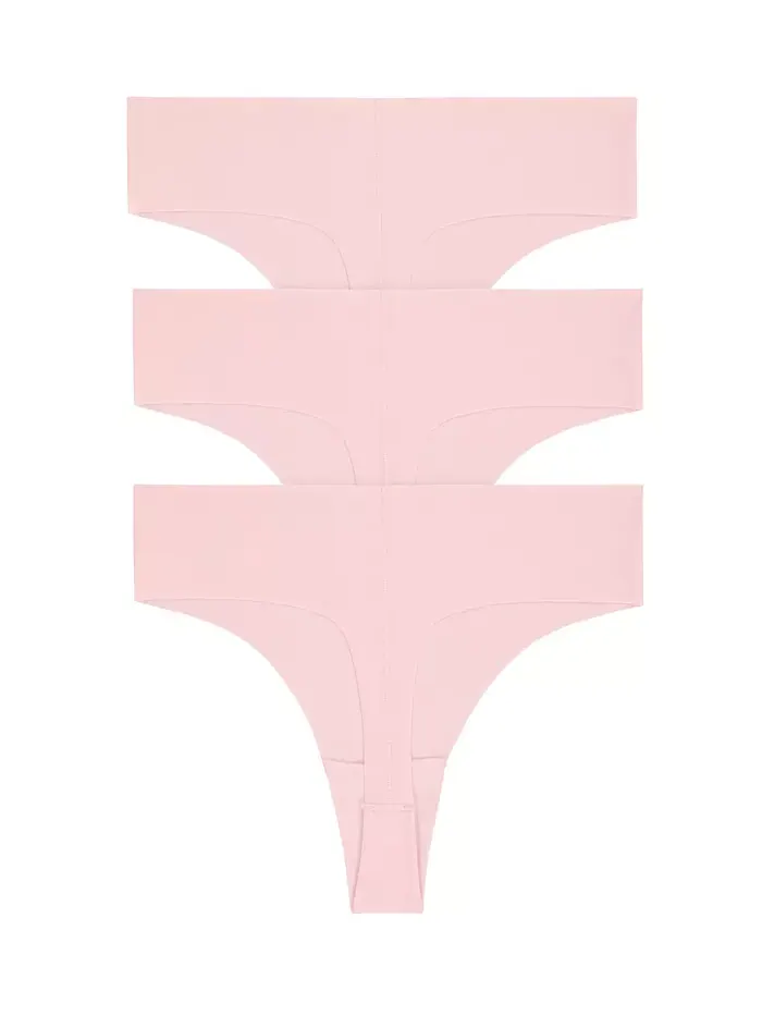 Женские трусики-стринги Litewear Cut Anywear, 3 шт DKNY — изображение 1 из 3, кремовый