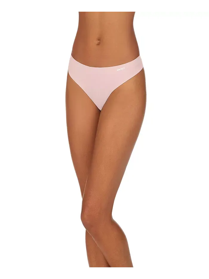 Женские трусики-стринги Litewear Cut Anywear, 3 шт DKNY — изображение 3 из 3, кремовый