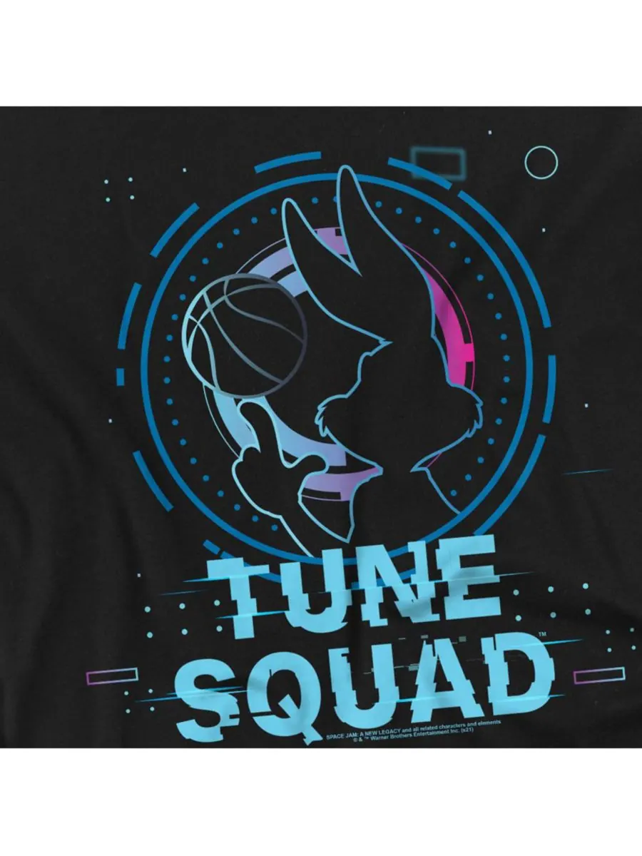 Футболка Big & Tall A New Legacy Bugs Tune Squad Space Jam — изображение 3 из 3, черный