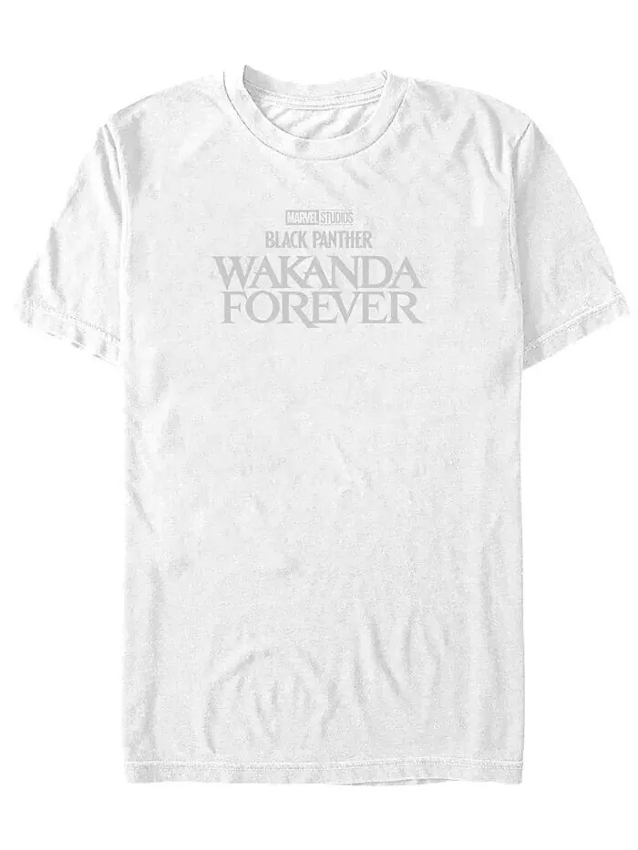Мужская футболка Wakanda Forever Clear с коротким рукавом Fifth Sun — изображение 1 из 1, белый