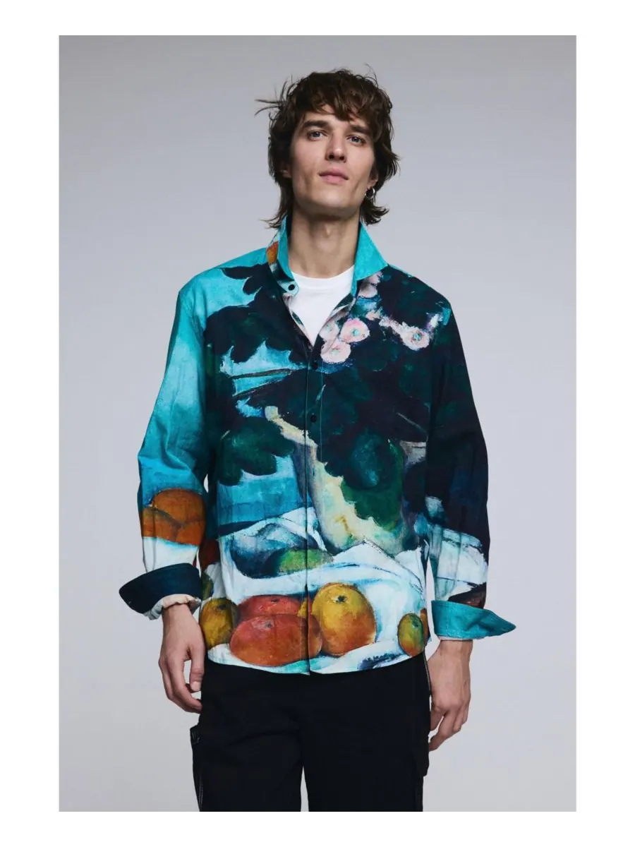 Мужская клетчатая рубашка Натюрморт Desigual