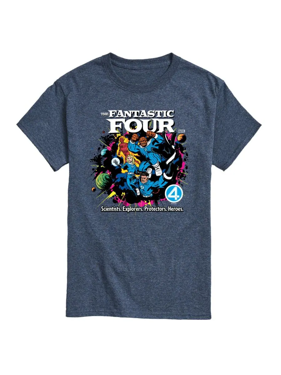 Мужская футболка The Fantastic Four First Steps Group AIRWAVES — изображение 1 из 3, синий
