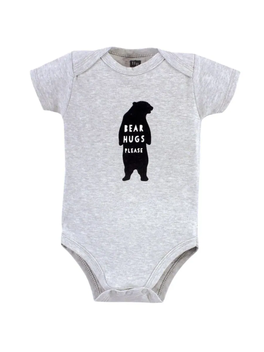 Комплект из пяти хлопковых комбинезонов-боди Hudson Baby, Baby Bear — изображение 3 из 5