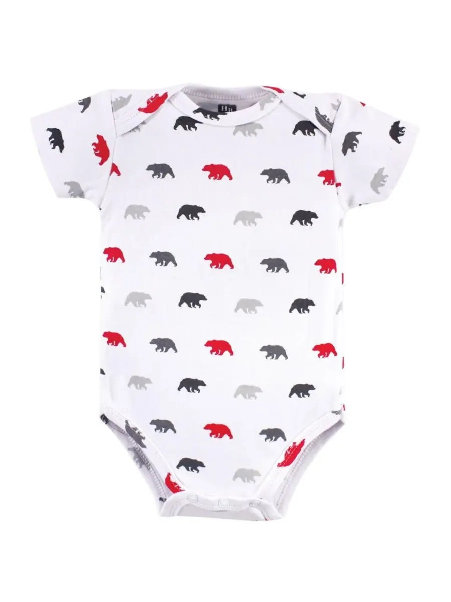 Комплект из пяти хлопковых комбинезонов-боди Hudson Baby, Baby Bear — изображение 5 из 5