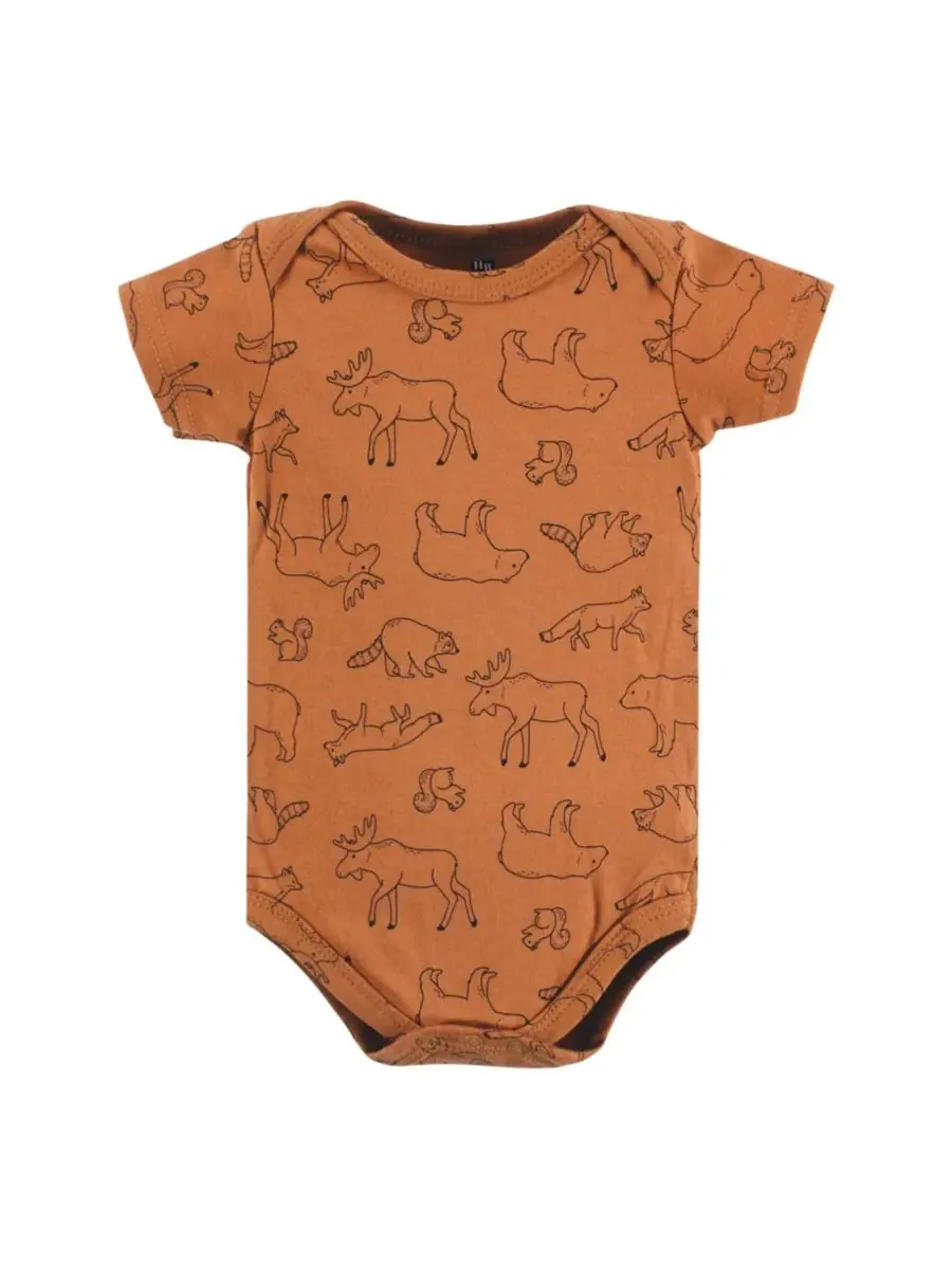 Набор из 7 хлопковых боди Hudson Baby, Into The Woods Prints — изображение 9 из 9