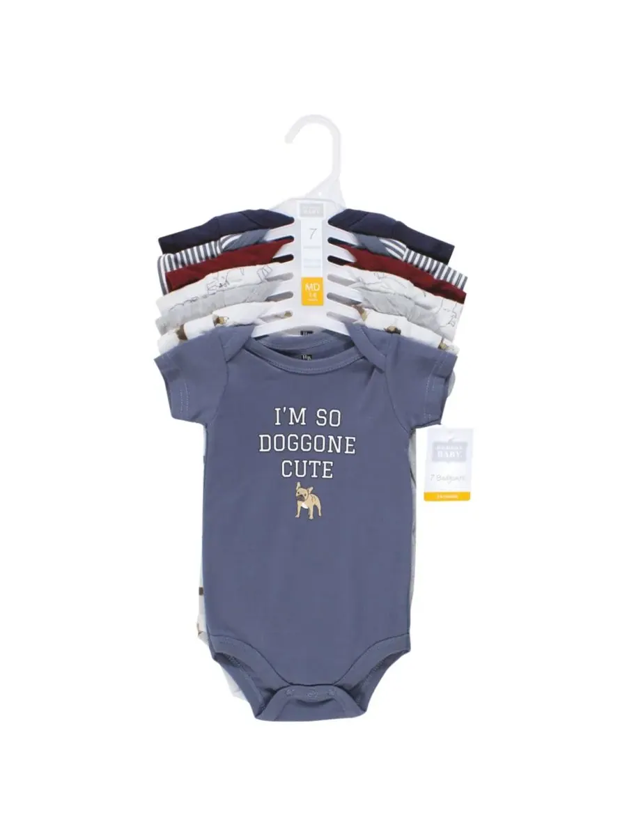 Набор из 7 хлопковых боди Hudson Baby, Boy Dogs — изображение 2 из 9