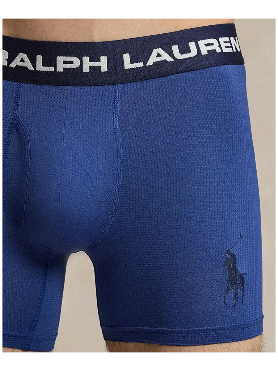 Polo Ralph Lauren Мужские боксеры с идеальным мешочком — изображение 2 из 4, синий/темно-синий