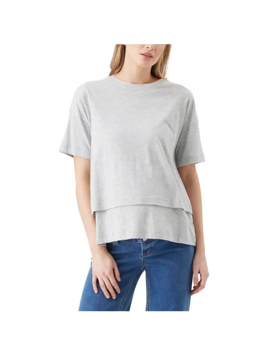 Футболка для кормления Maternity Ripe Claud Nursing Tee Marle Ripe Maternity — изображение 1 из 5, серый