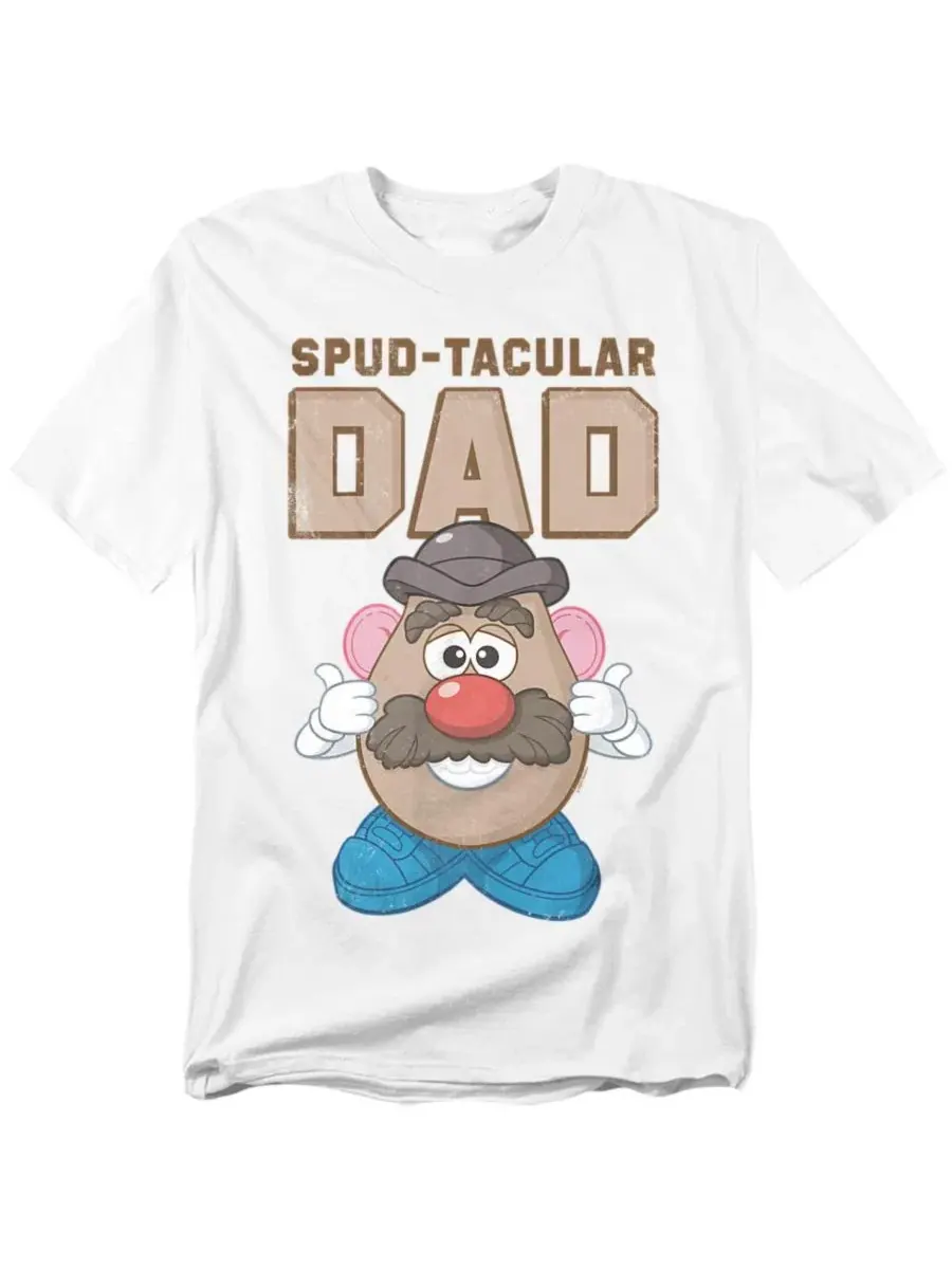 Футболка с принтом Mr. Potato Head Father's Day Spudtacular Dad D&D — изображение 1 из 3, белый
