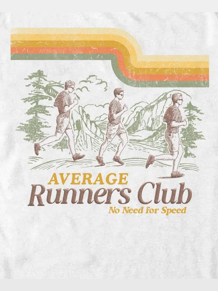 Футболка с принтом Generic Average Runners Fifth Sun — изображение 3 из 3, белый