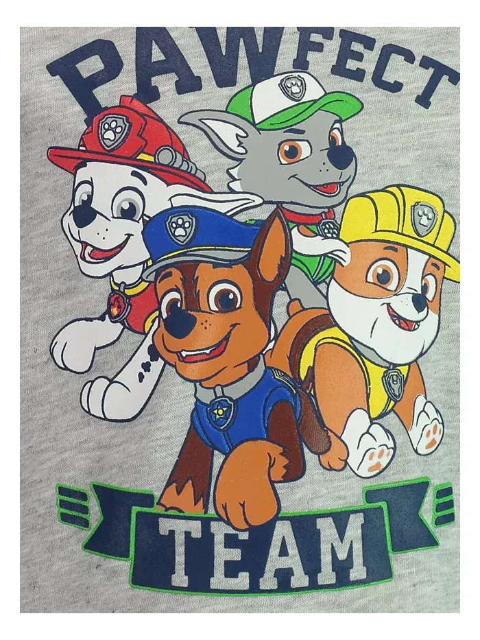 Флисовая толстовка Big Boys Chase Marshall Rubble Paw Patrol — изображение 2 из 3, светлый серый