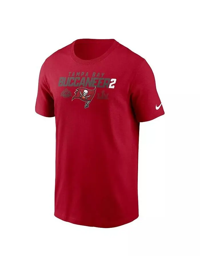 Мужская красная футболка Tampa Bay Buccaneers Local Essential Nike — изображение 3 из 3, красный