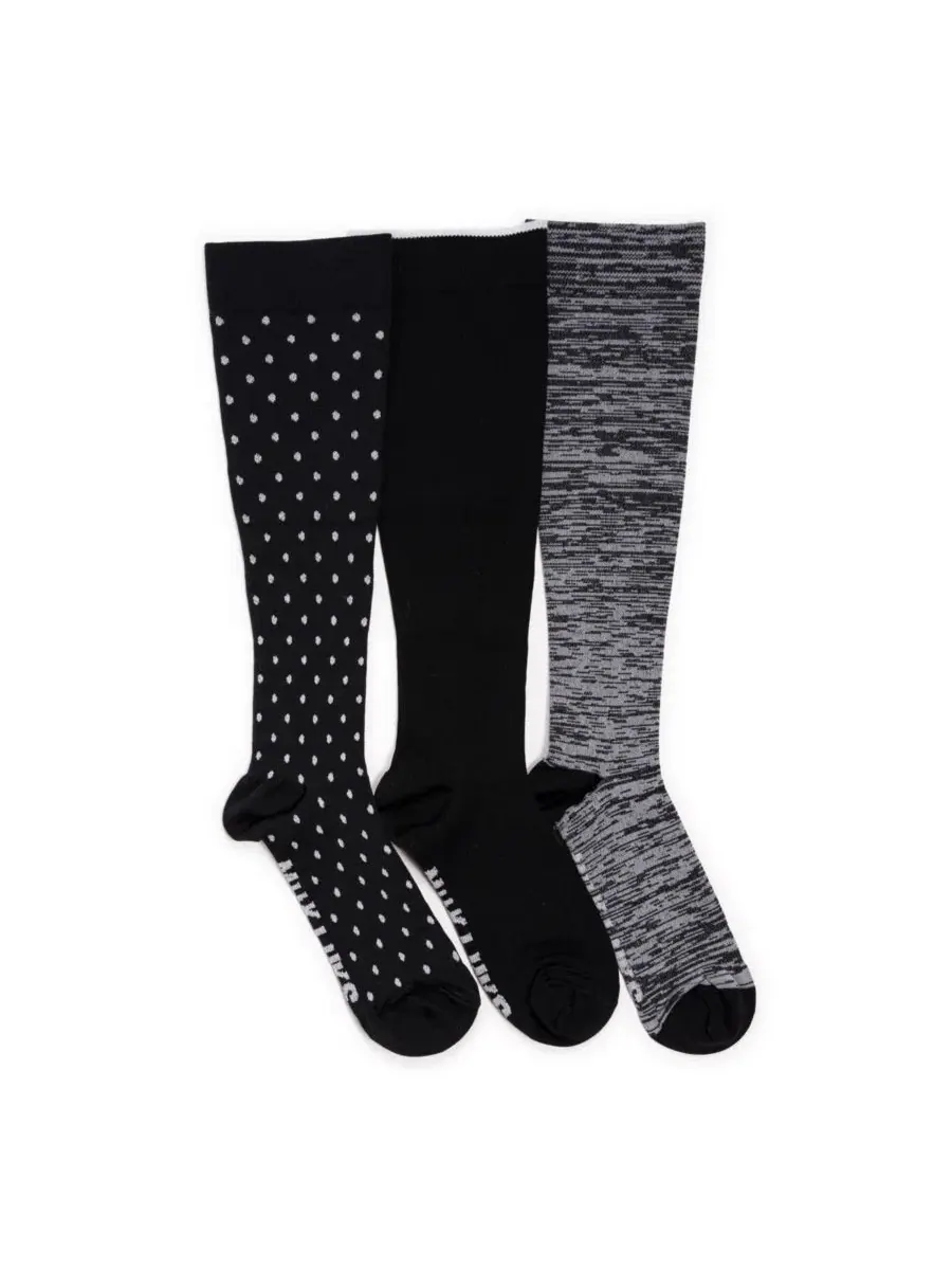 Женские компрессионные носки, упаковка из 3 пар Muk Luks