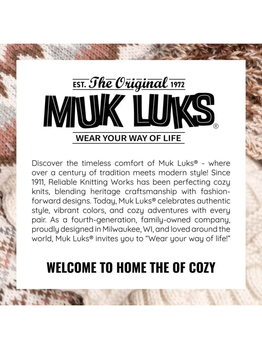 Женские компрессионные носки, упаковка из 3 пар Muk Luks — изображение 3 из 3, черный мульти
