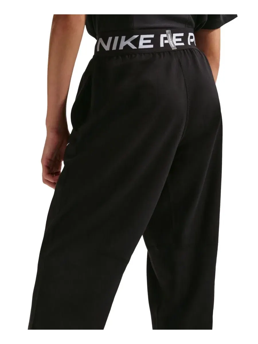 Спортивные брюки из флиса с технологией Dri-FIT Nike — изображение 4 из 5, черный/белый