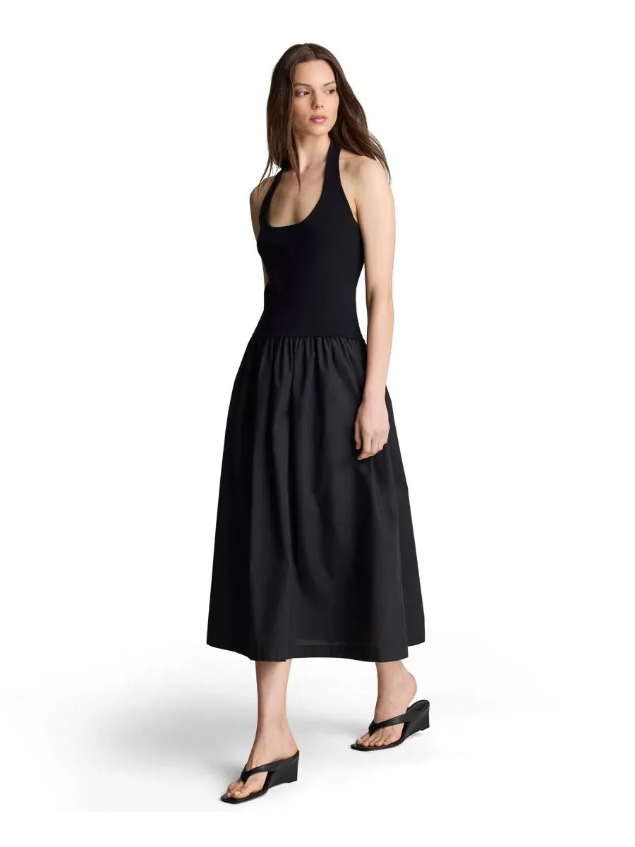 Платье с завязкой на шее Kenneth Cole — изображение 3 из 5, черный