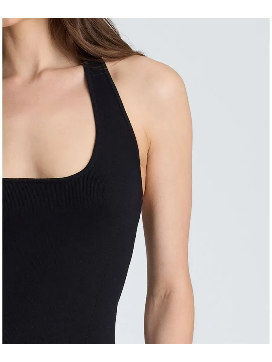 Платье с завязкой на шее Kenneth Cole — изображение 4 из 5, черный