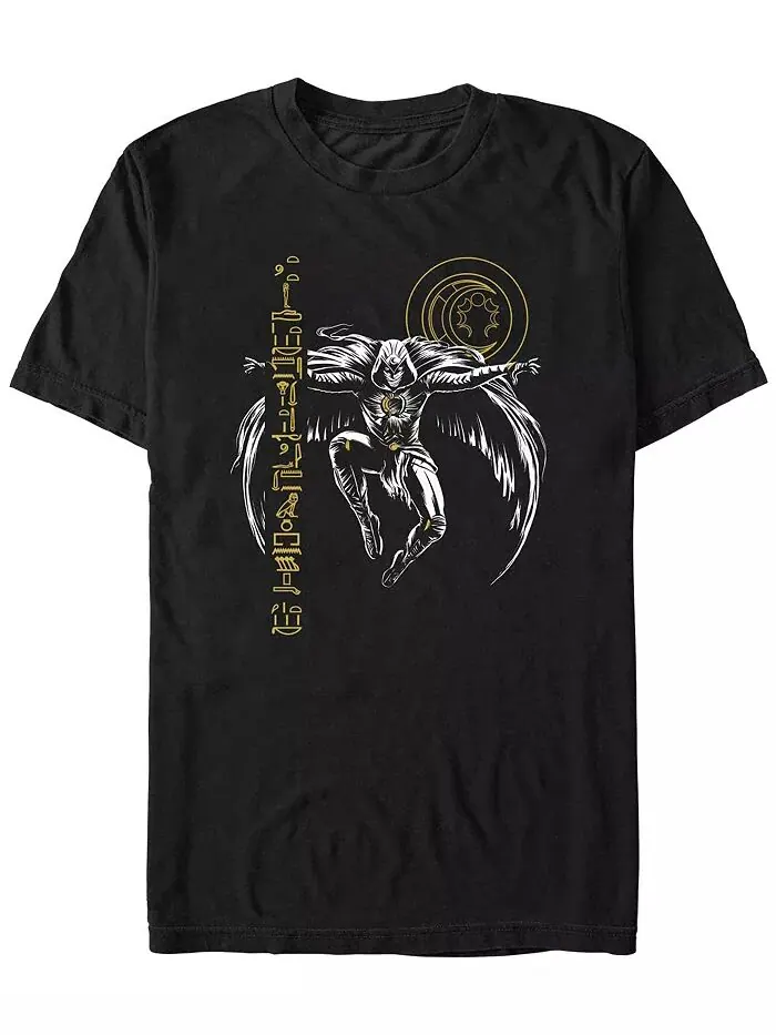 Мужская футболка с коротким рукавом Moon Knight Glyph Lift Fifth Sun — изображение 1 из 1, черный