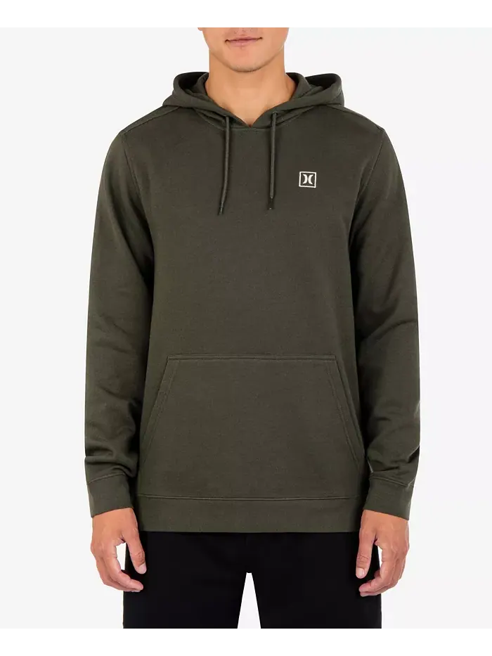 Мужской худи с капюшоном Icon Boxed Hurley — изображение 1 из 2, темный серый