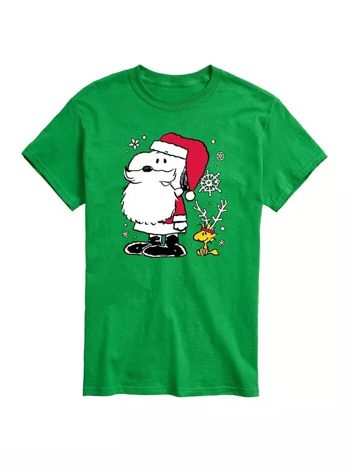 Мужская футболка с коротким рукавом Peanuts Christmas AIRWAVES — изображение 1 из 2, зеленый