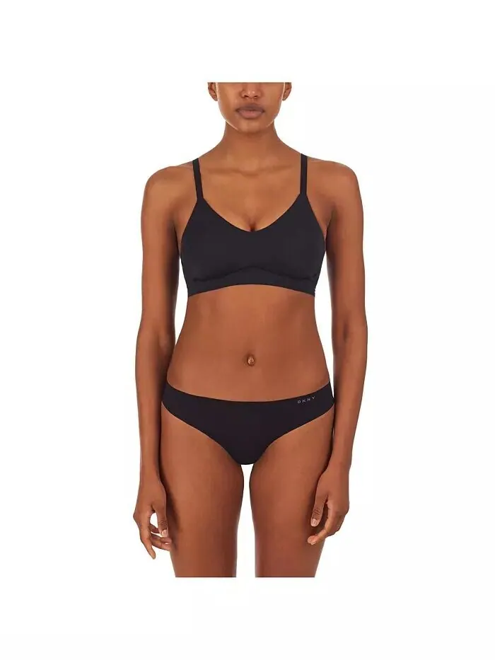 Женский поддерживающий бюстгальтер Smooth Essentials DK7747 DKNY — изображение 3 из 3, черный