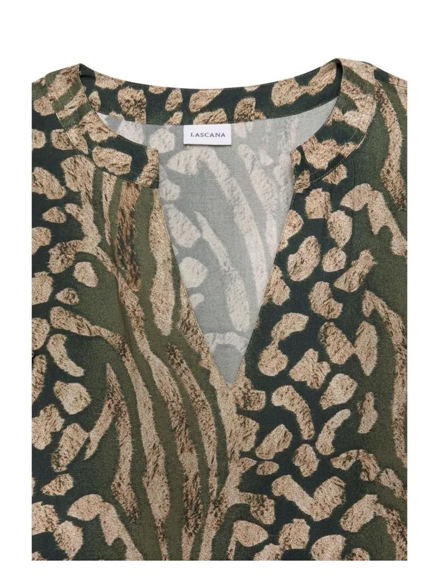 Платье женское с принтом Animal Print, бренд LASCANA — изображение 6 из 7, принт животных