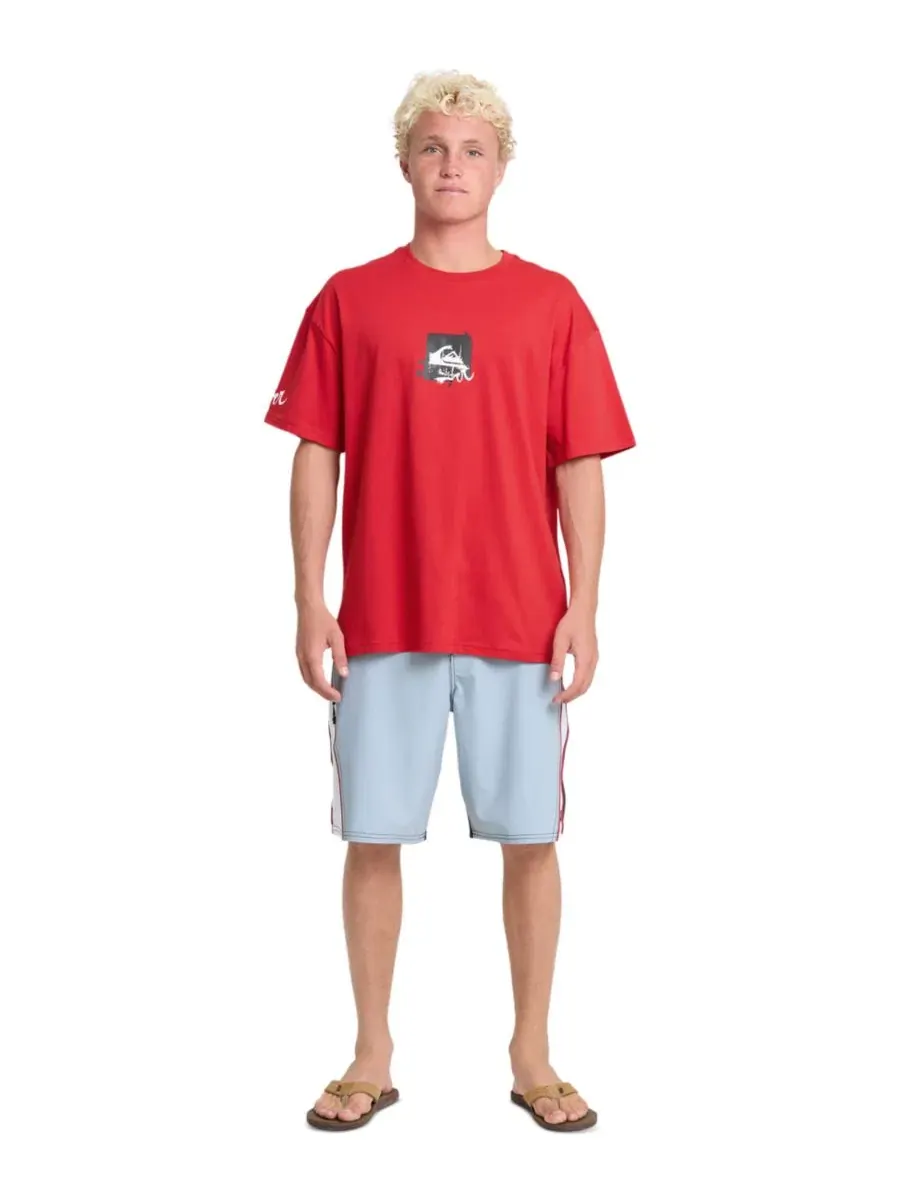 Футболка свободного кроя Young Guns Echo Quiksilver — изображение 2 из 6, зеленый