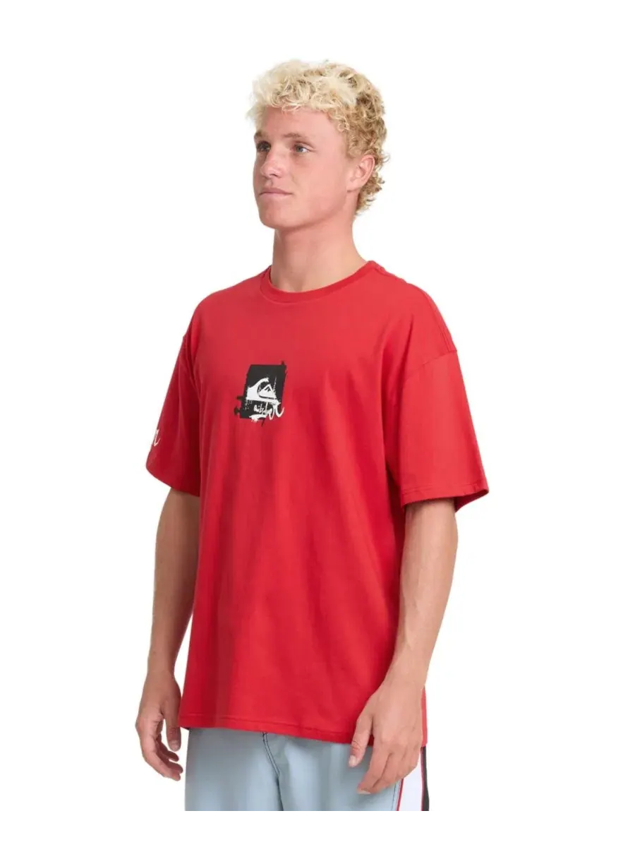 Футболка свободного кроя Young Guns Echo Quiksilver — изображение 3 из 6, зеленый
